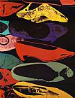 Andy Warhol Canvas Paintings - Shoes 1980